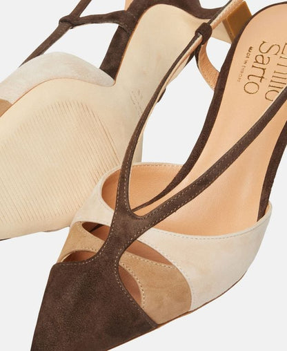 Slingback Pumps Camoscio