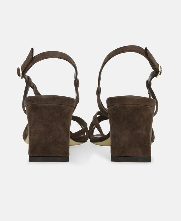 Fesselriemchen Sandalen Camoscio