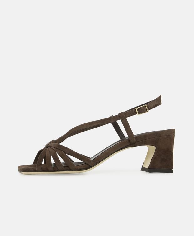 Fesselriemchen Sandalen Camoscio