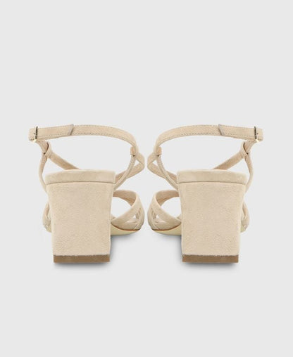 Fesselriemchen Sandalen Camoscio
