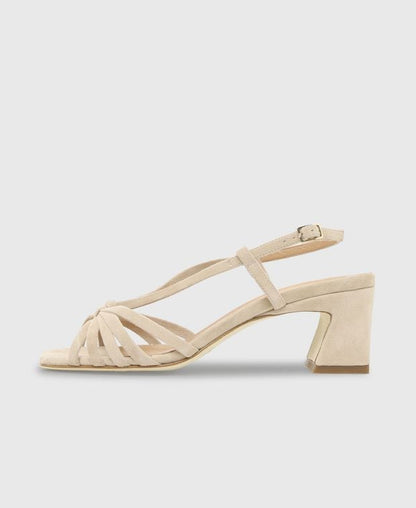 Fesselriemchen Sandalen Camoscio