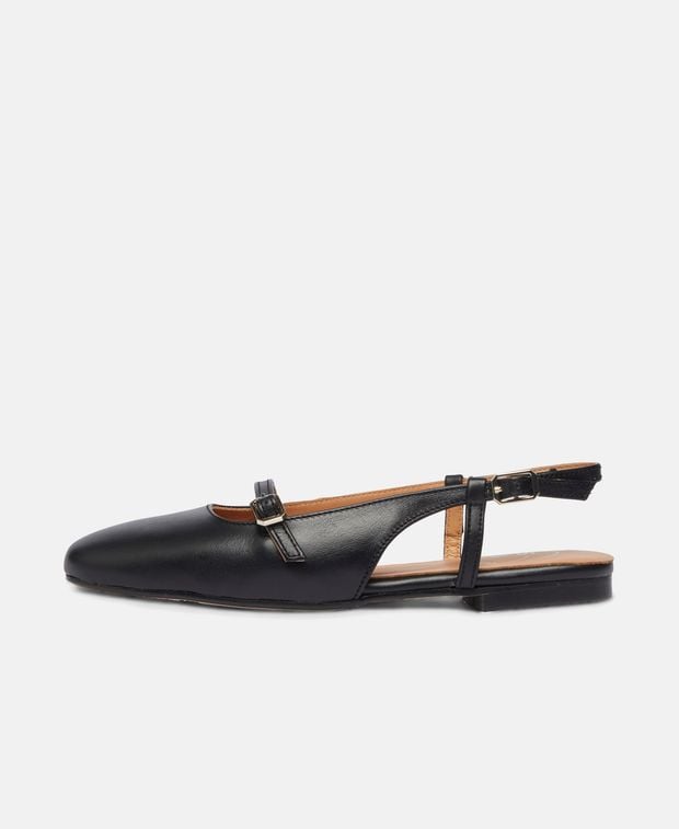 Slingback-Ballerina Napa