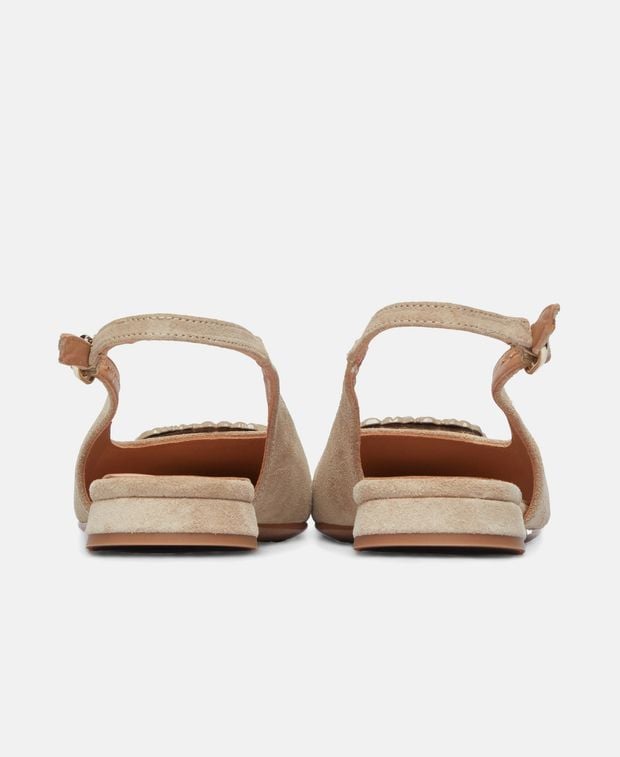 Slingback-Ballerina Serraje