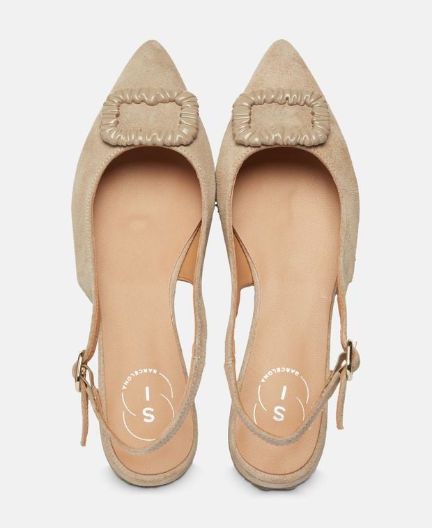 Slingback-Ballerina Serraje