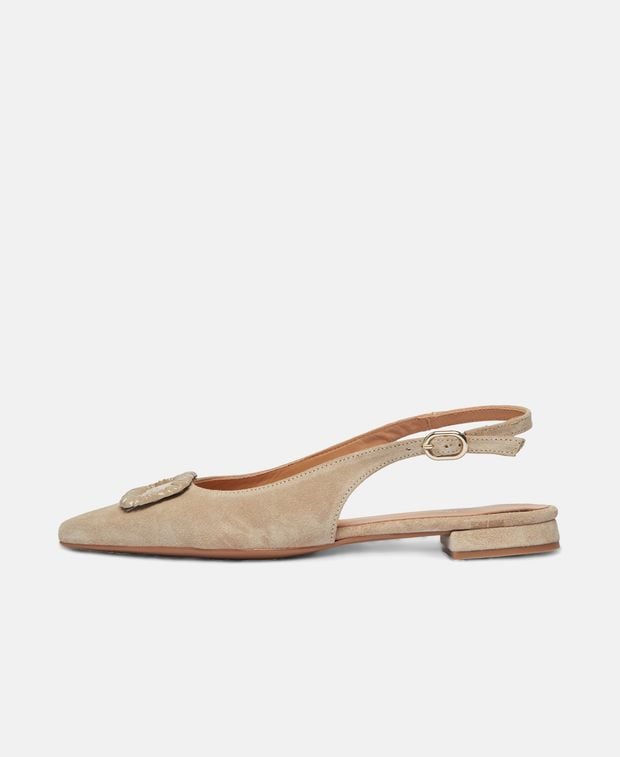 Slingback-Ballerina Serraje
