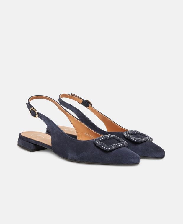 Slingback-Ballerina Serraje