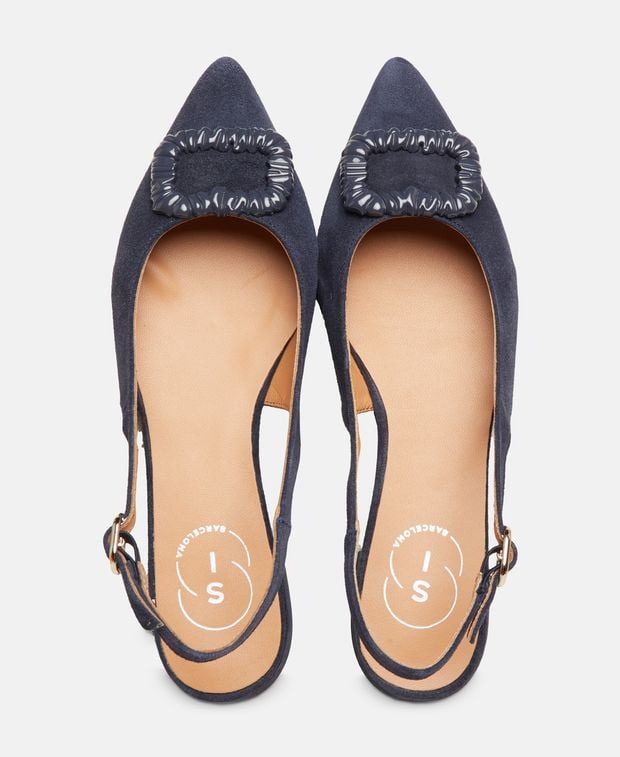 Slingback-Ballerina Serraje