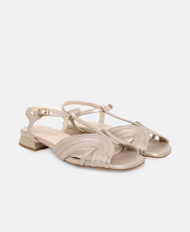 Fesselriemchen Sandalen Nacre