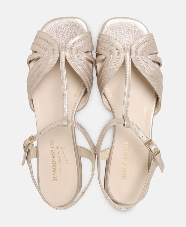 Fesselriemchen Sandalen Nacre