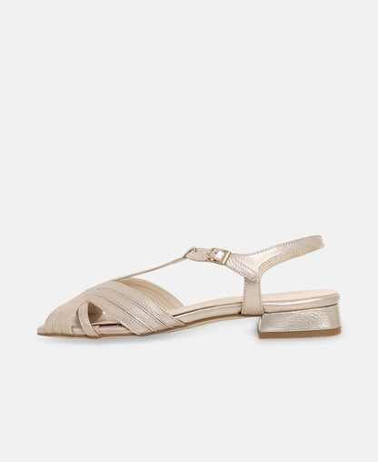 Fesselriemchen Sandalen Nacre