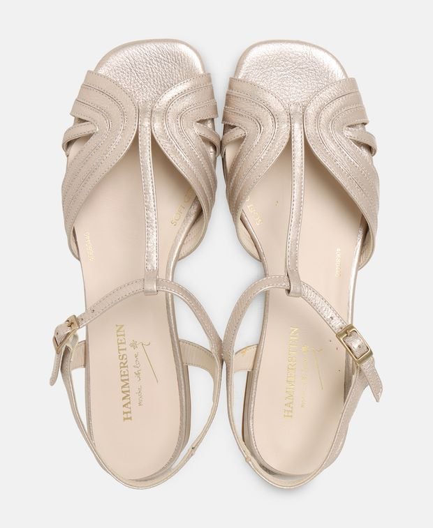 Fesselriemchen Sandalen Nacre