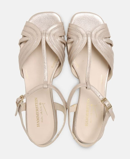 Fesselriemchen Sandalen Nacre