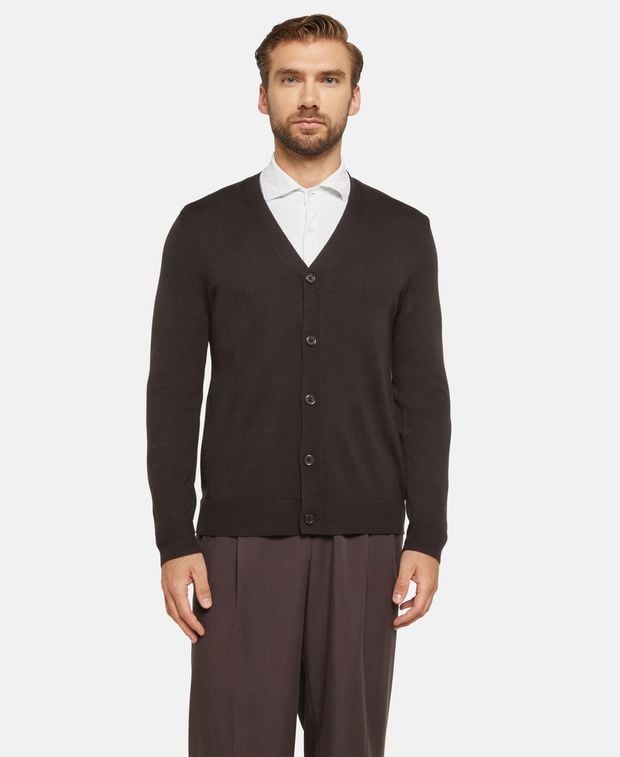 Woll-Strickjacke