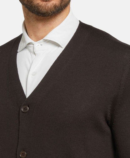 Woll-Strickjacke
