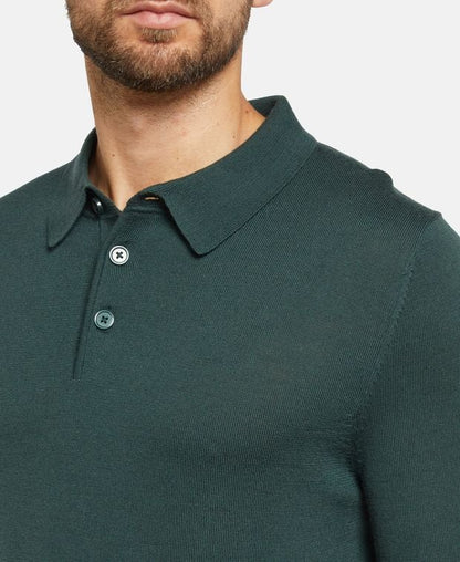 Langarm-Woll-Polo