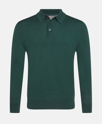 Langarm-Woll-Polo