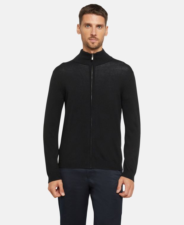 Woll-Strickjacke