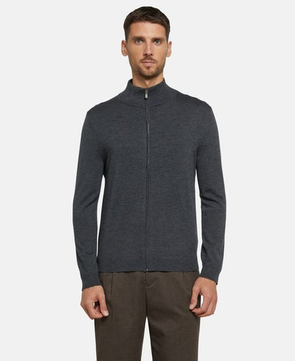 Woll-Strickjacke