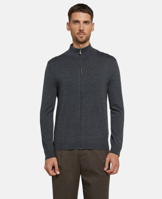 Woll-Strickjacke