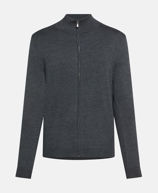Woll-Strickjacke