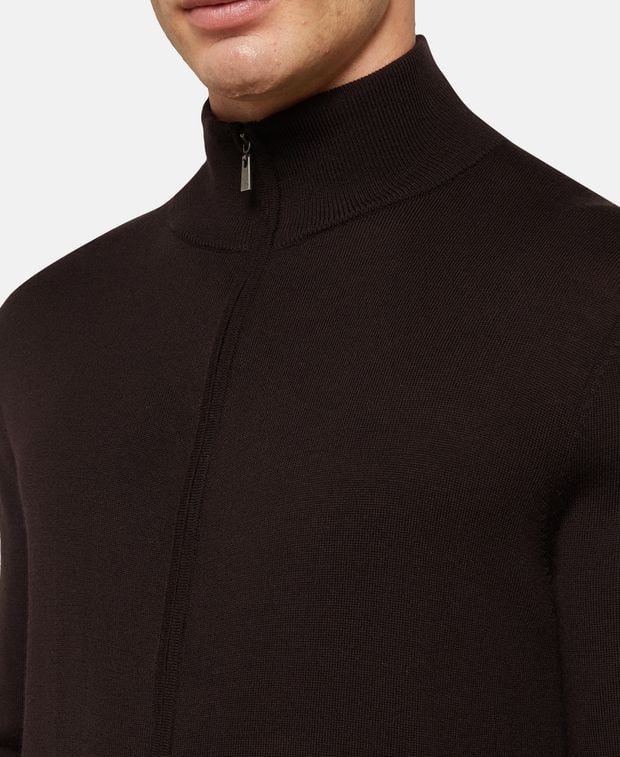 Woll-Strickjacke
