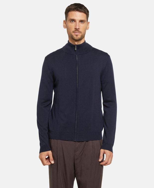 Woll-Strickjacke