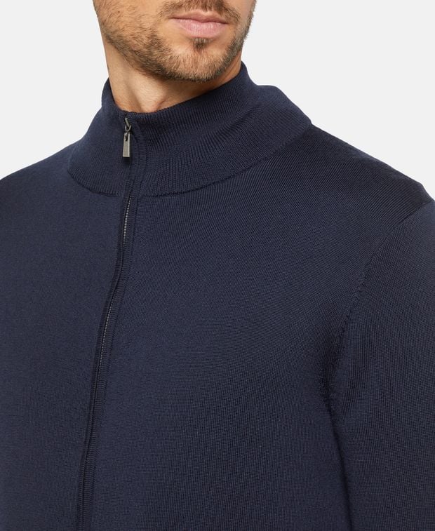 Woll-Strickjacke