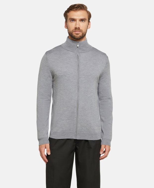 Woll-Strickjacke