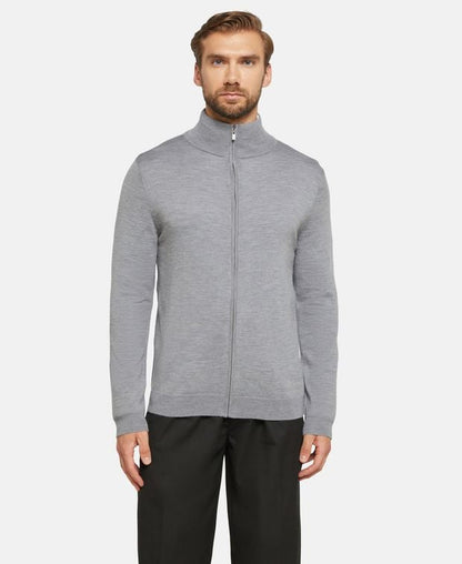 Woll-Strickjacke