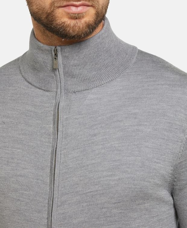Woll-Strickjacke