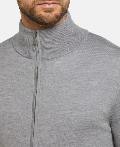 Woll-Strickjacke