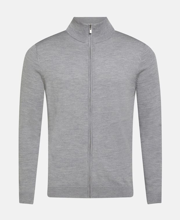 Woll-Strickjacke