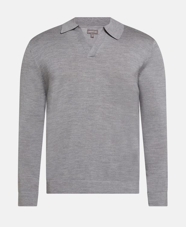 Langarm-Woll-Polo