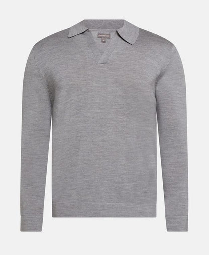 Langarm-Woll-Polo