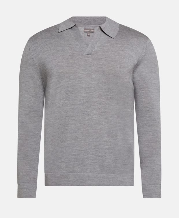 Langarm-Woll-Polo