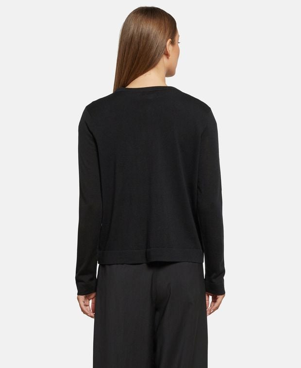 Woll-Strickjacke