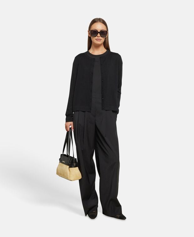 Woll-Strickjacke