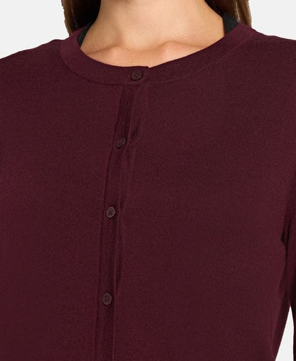 Woll-Strickjacke