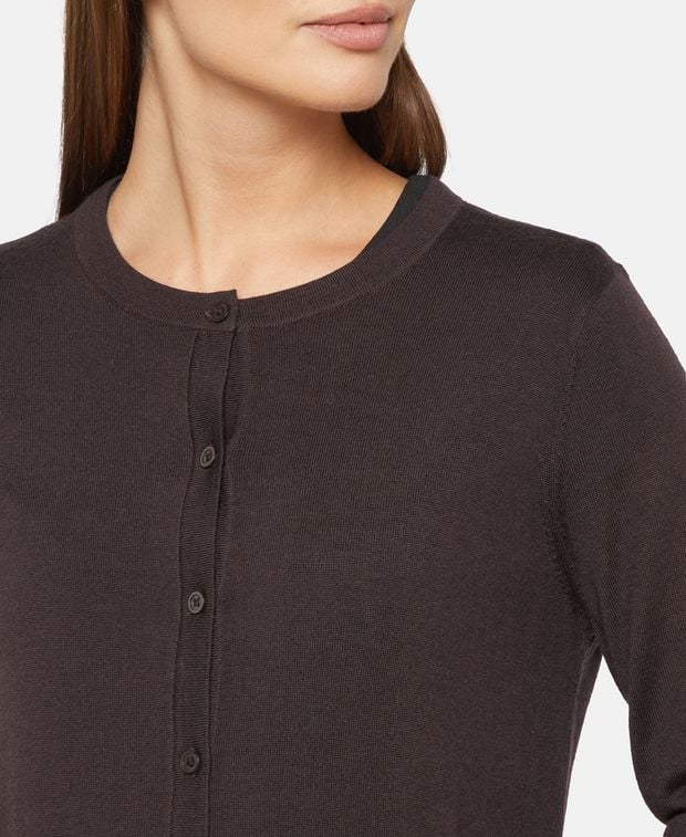 Woll-Strickjacke