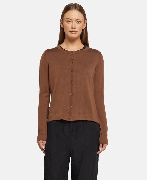 Woll-Strickjacke