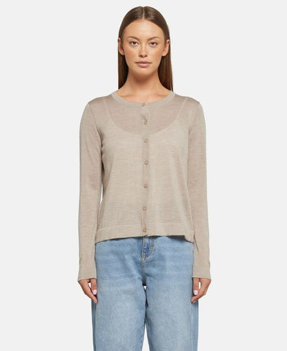 Woll-Strickjacke