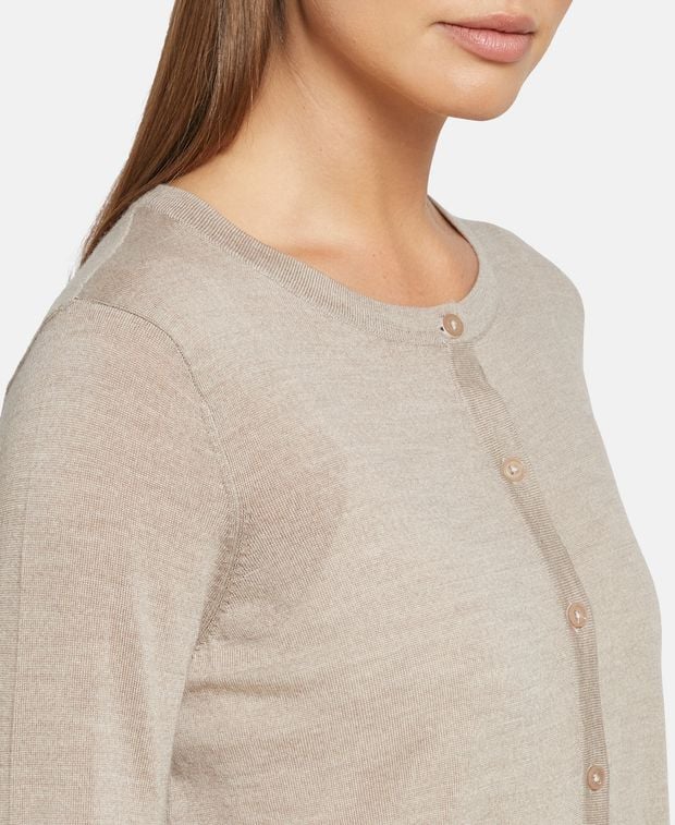 Woll-Strickjacke