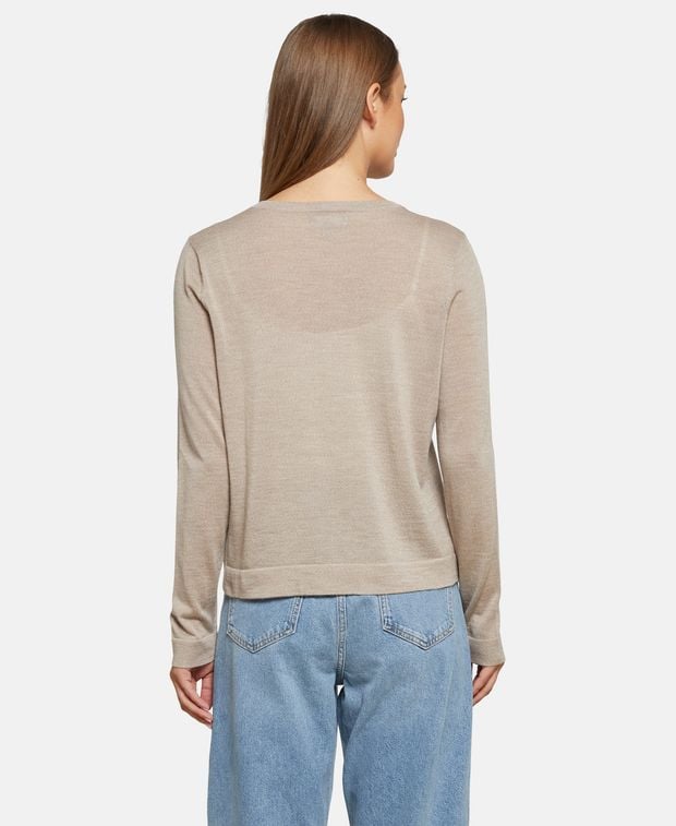 Woll-Strickjacke