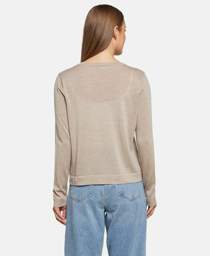 Woll-Strickjacke