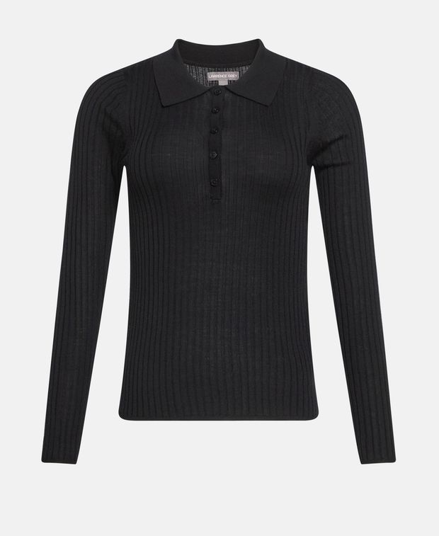 Langarm-Woll-Polo