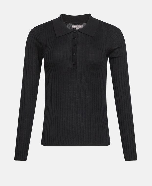 Langarm-Woll-Polo
