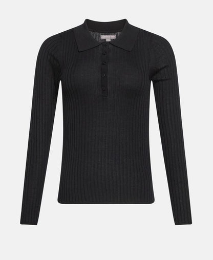 Langarm-Woll-Polo