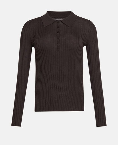 Langarm-Woll-Polo