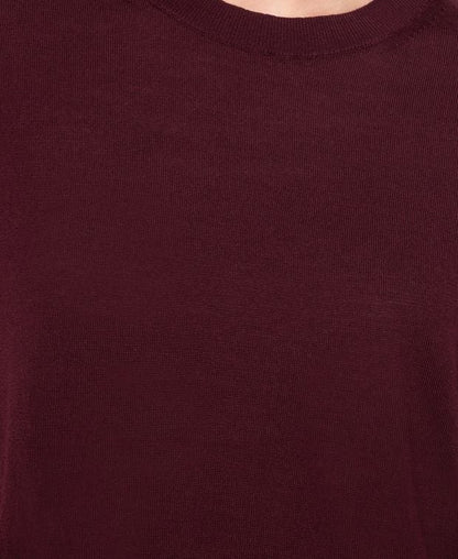 Kurzarm Wollpullover