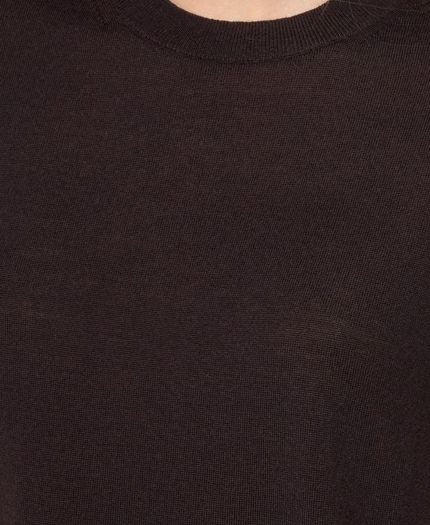 Kurzarm Wollpullover